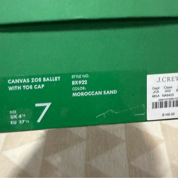 J crew Zoe cap toe ballet flats in Spanish canvas - Picture 4 of 5